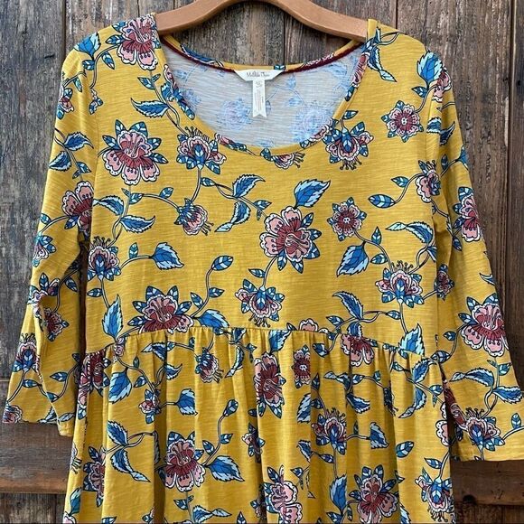 Matilda Jane M Mustard Yellow Liberty Floral Cottage Dress - Picture 9 of 9